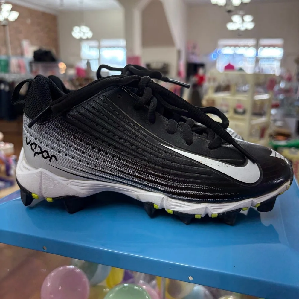 Nike Vapor Black White Baseball Cleats 12 - Picture 3 of 8